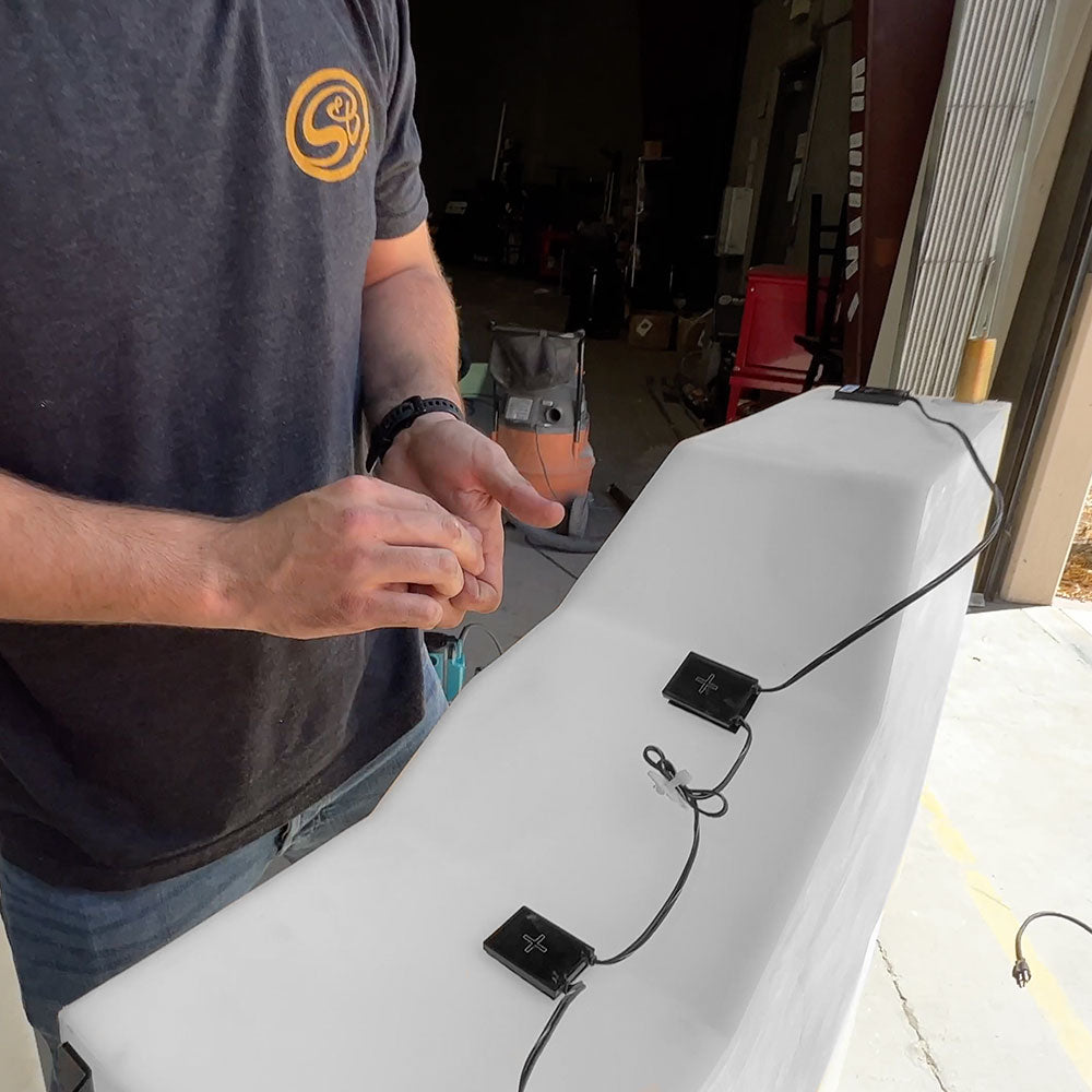 S&B 35 Gallon Replacement Water Tank for the 21-23 Winnebago Revel Passenger Side Interior