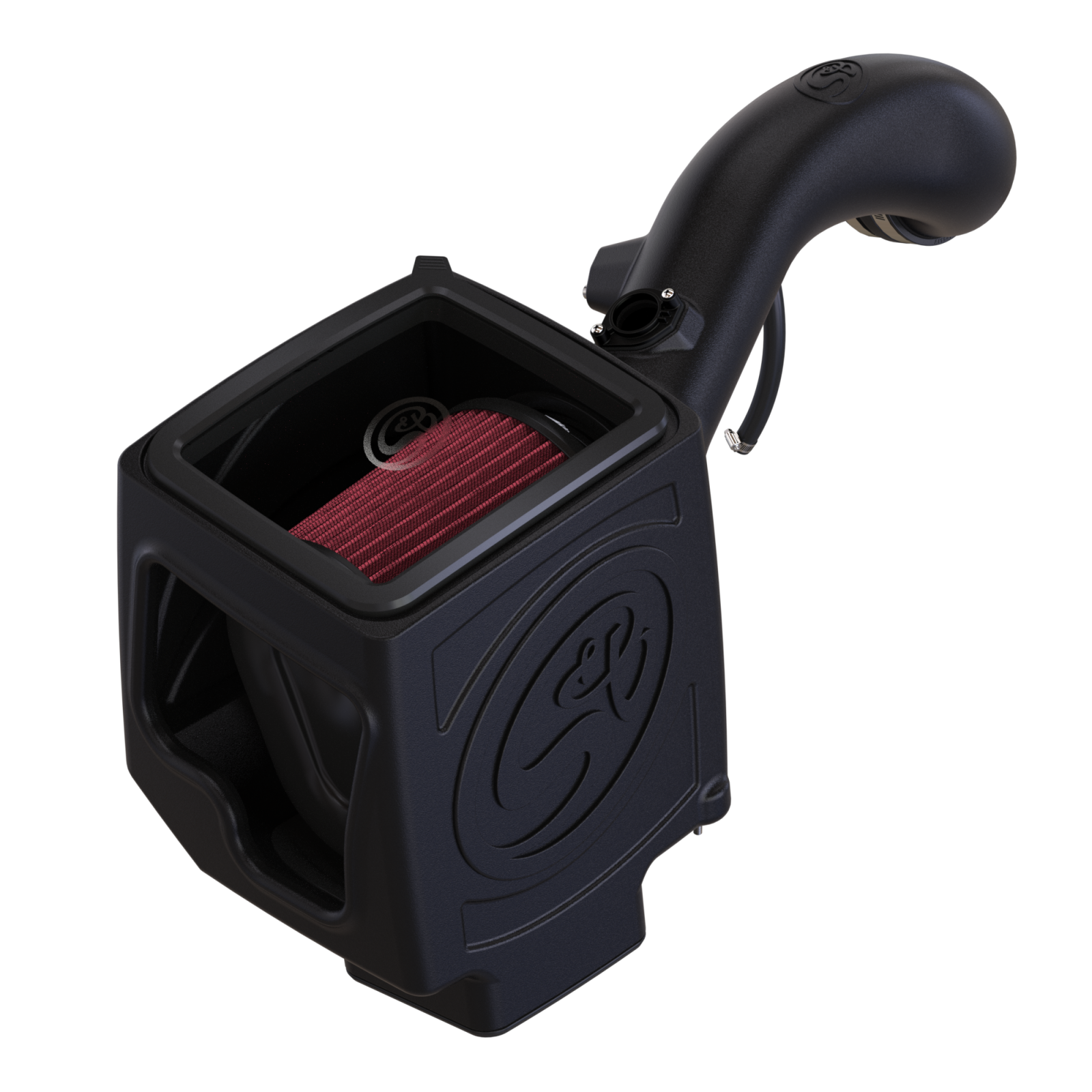 Cold Air Intake For 09-13 Chevrolet Silverado/ Sierra 2500 / 3500 6.0L Cotton Cleanable Red S&B