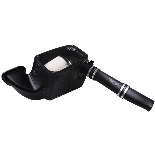 Cold Air Intake For 14-18 Dodge Ram 1500 3.0L EcoDiesel V6 Dry Extendable White S&B