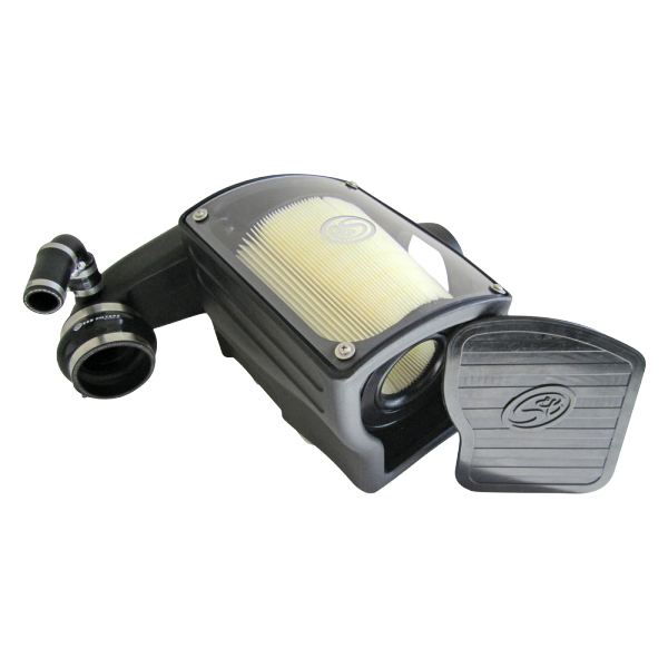 Cold Air Intake For 92-00 GMC K-Series V8-6.5L Duramax Dry Dry Extendable White S&B