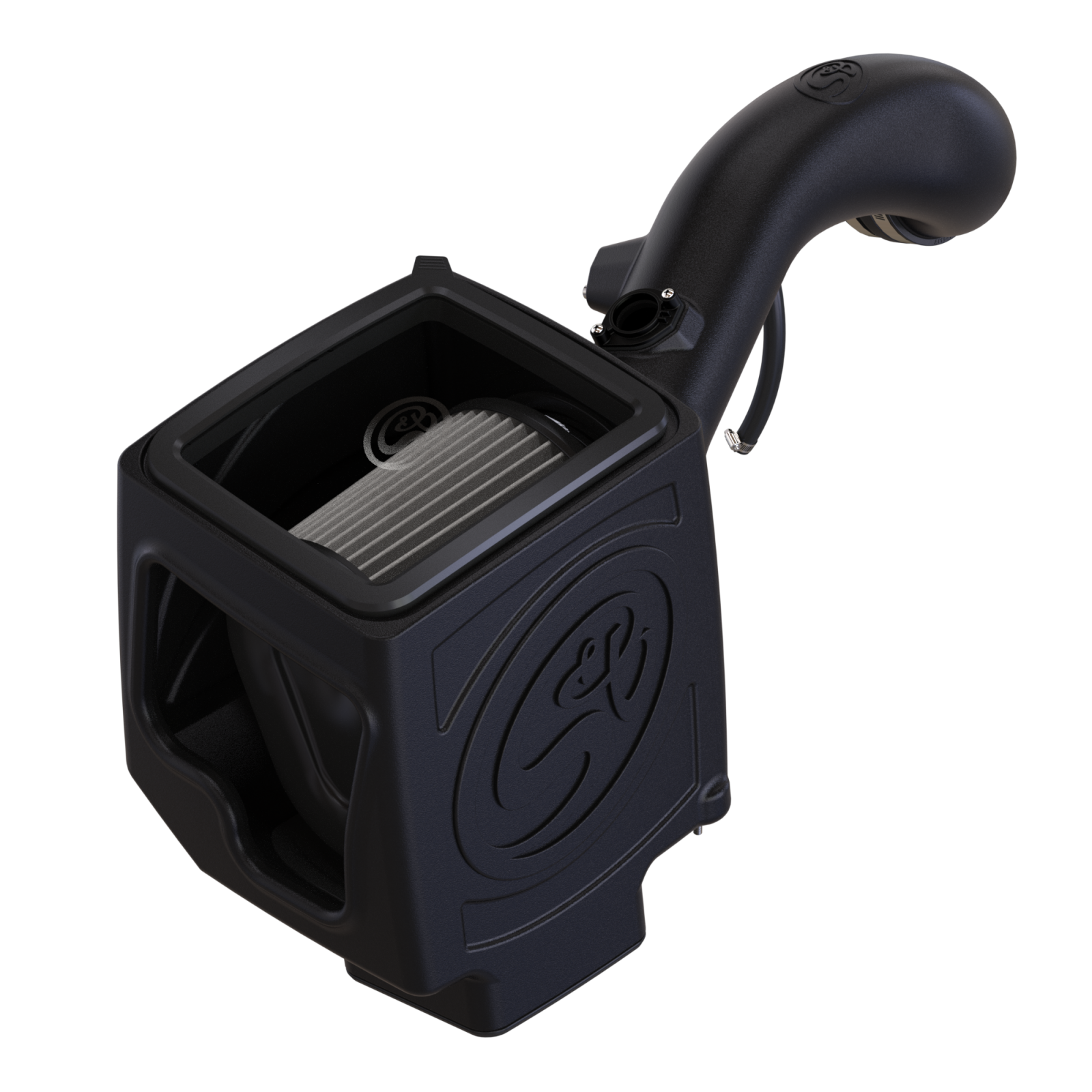 Cold Air Intake For 09-13 Chevrolet Silverado/ Sierra 2500 3500 6.0L Dry Extendable White S&B