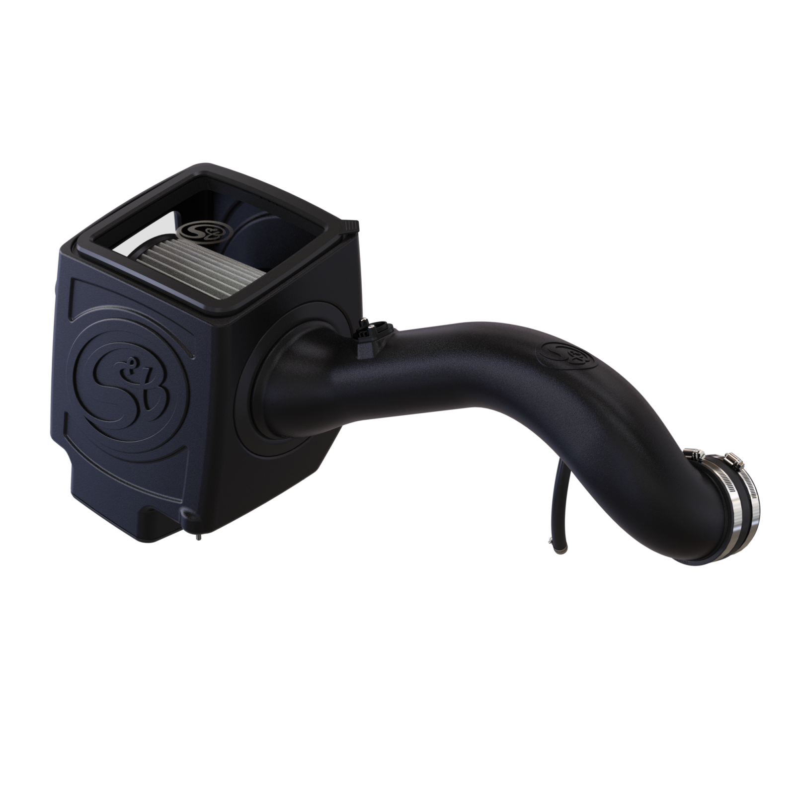 Cold Air Intake For 09-13 Chevrolet Silverado/ Sierra 2500 3500 6.0L Dry Extendable White S&B