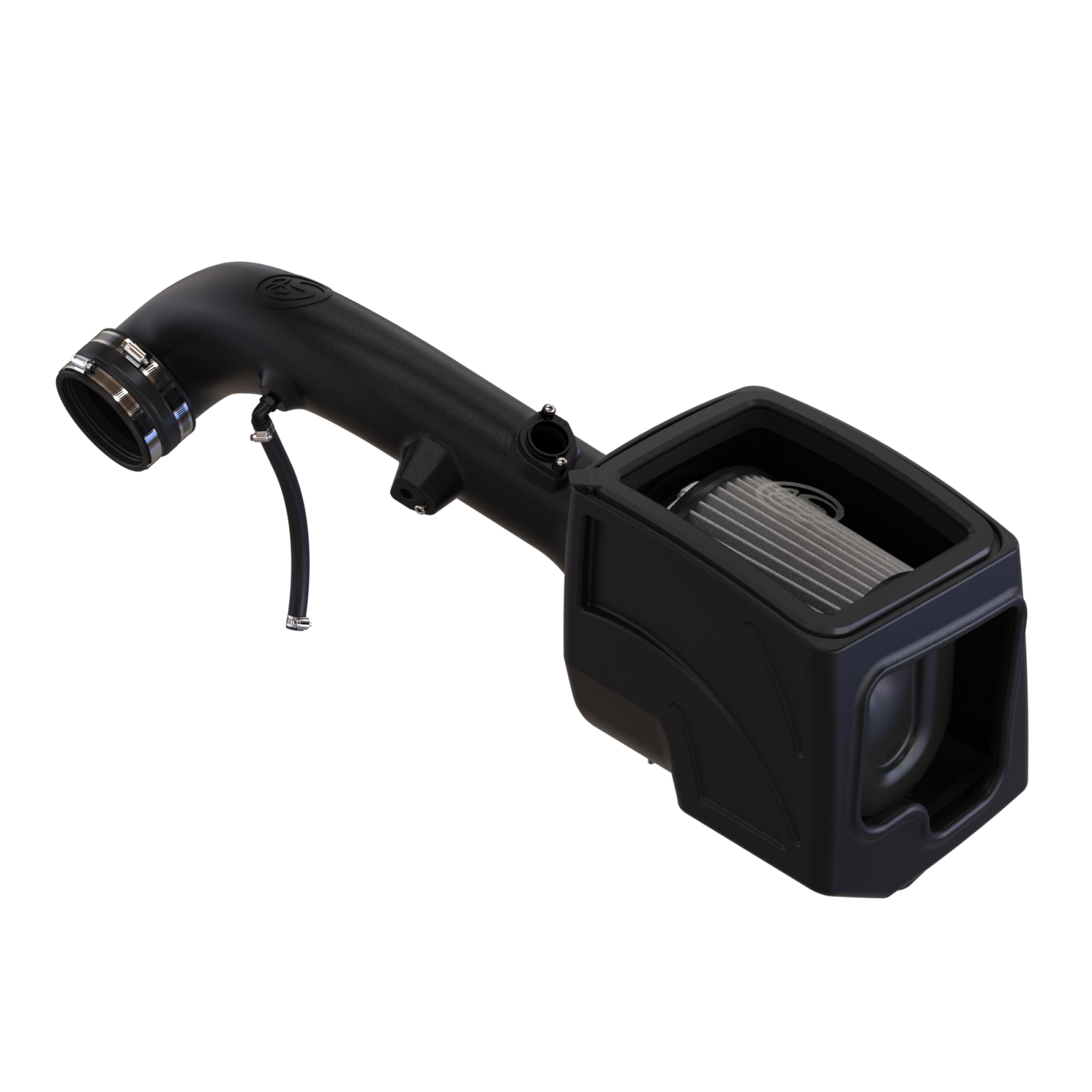 Cold Air Intake For 09-13 Chevrolet Silverado/ Sierra 2500 3500 6.0L Dry Extendable White S&B