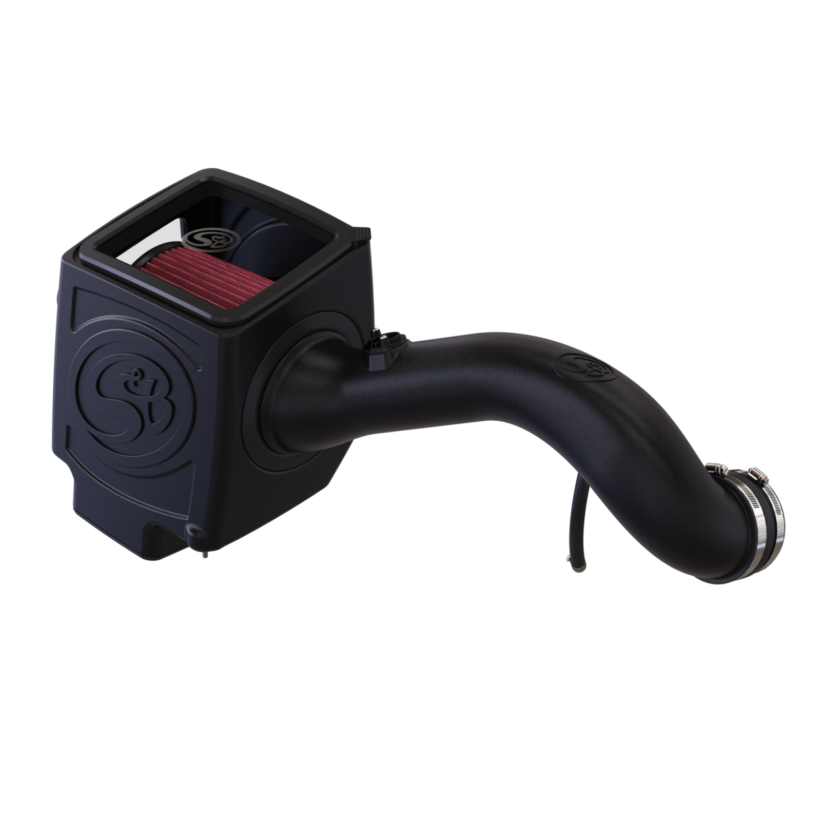 Cold Air Intake For 09-13 Chevrolet Silverado/ Sierra 2500 / 3500 6.0L Cotton Cleanable Red S&B