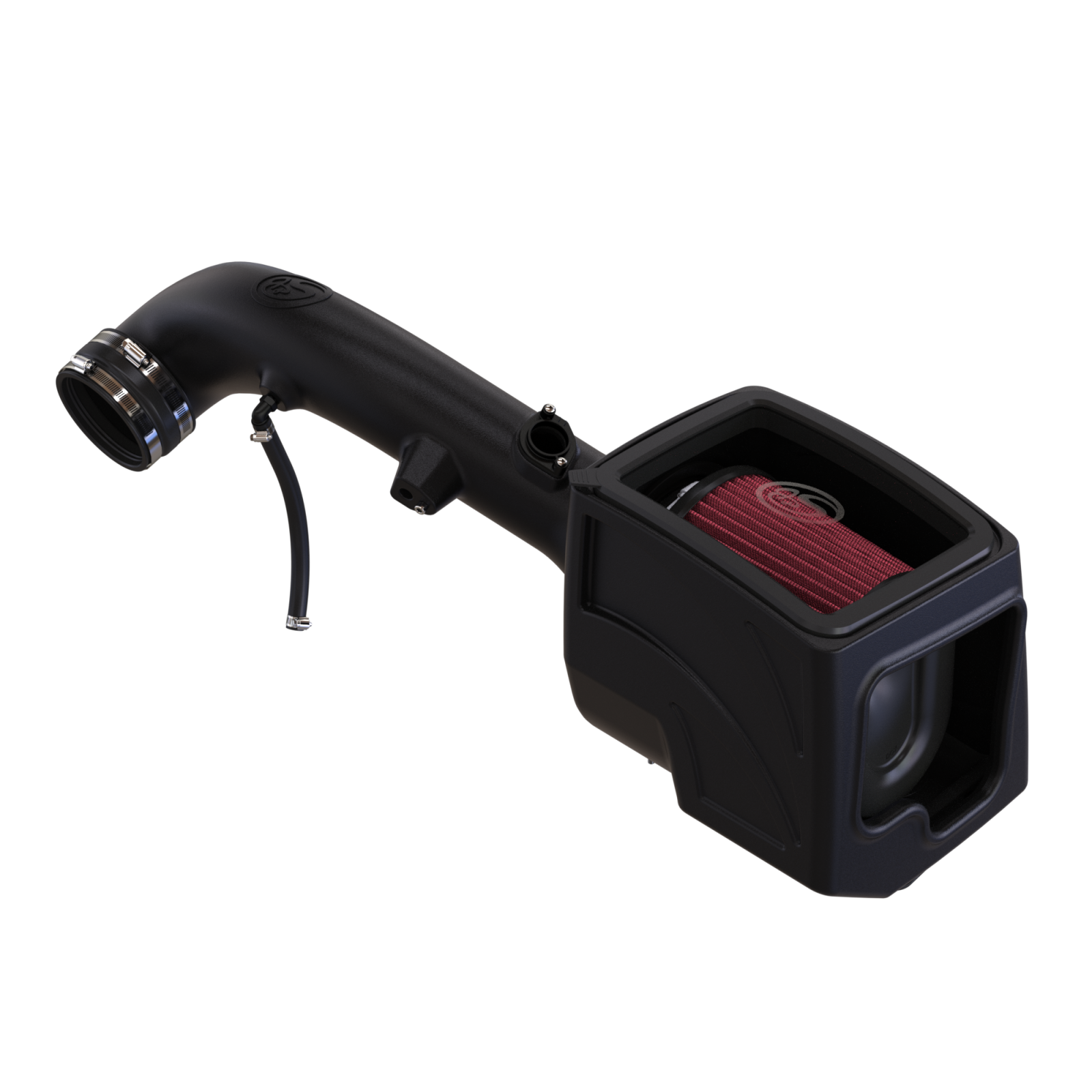 Cold Air Intake For 09-13 Chevrolet Silverado/ Sierra 2500 / 3500 6.0L Cotton Cleanable Red S&B