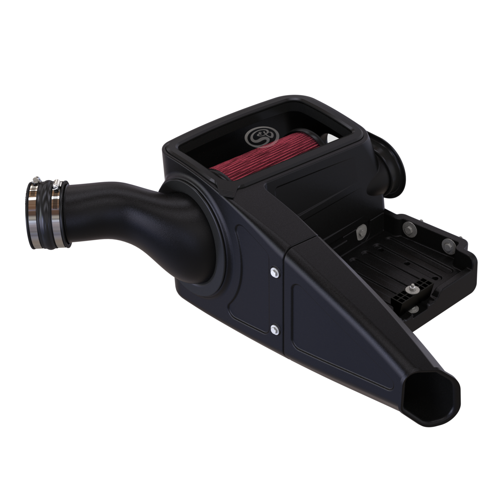 Cold Air Intake For 98-03 Ford F250 F350 F450 F550 V8-7.3L Powerstroke Cotton Cleanable Red S&B