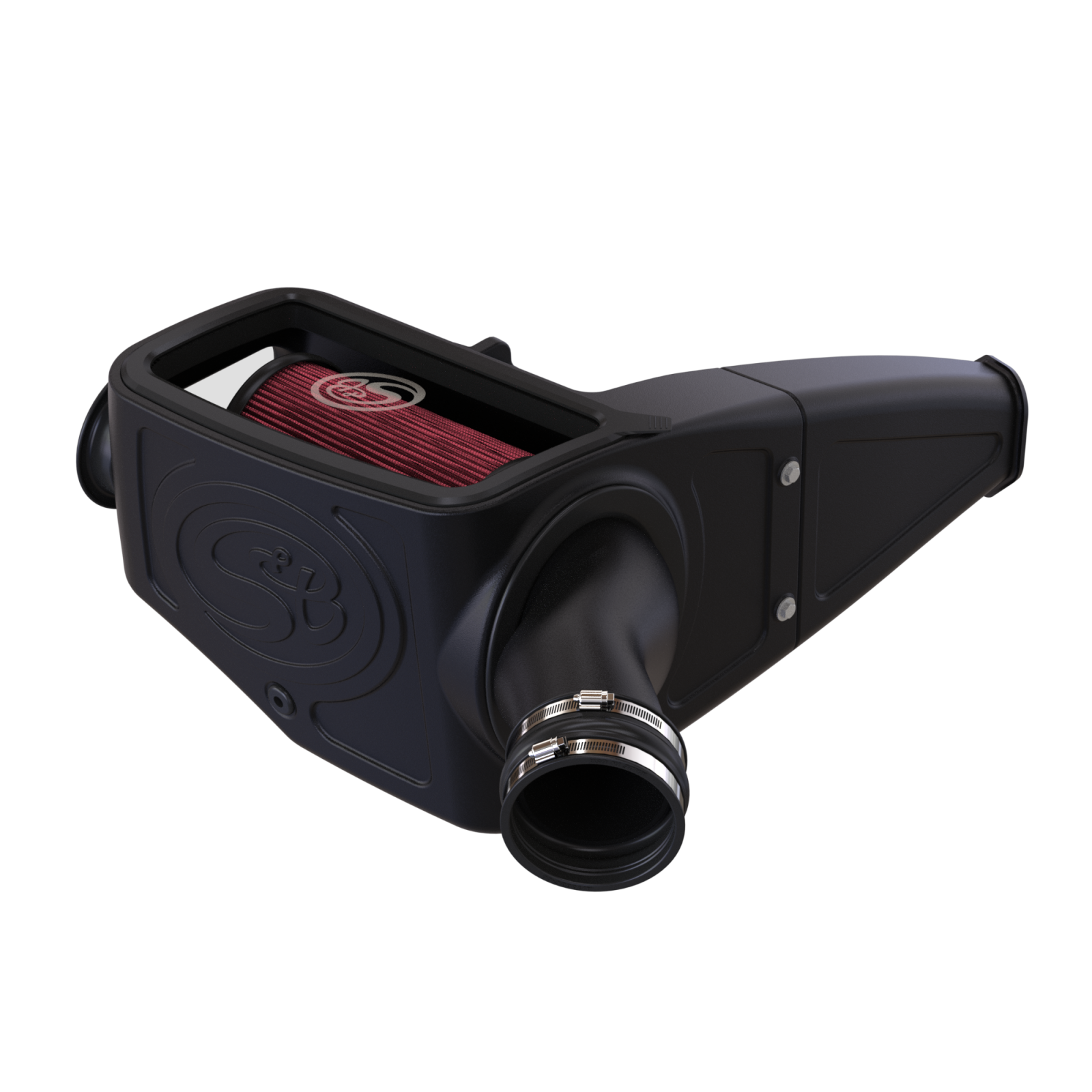 Cold Air Intake For 98-03 Ford F250 F350 F450 F550 V8-7.3L Powerstroke Cotton Cleanable Red S&B