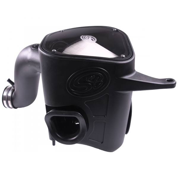 Cold Air Intake For 13-18 Dodge Ram 2500 3500 L6-6.7L Cummins Dry Extendable White S&B