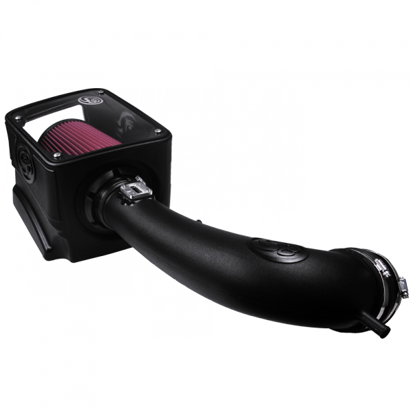Cold Air Intake For 14-16 Silverado/ Sierra 1500 5.3L, 6.2L, 15-16 Tahoe, Suburban, Yukon (XL)(Denali) 1500 5.3L, 6.2L Cotton Cleanable Red S&B