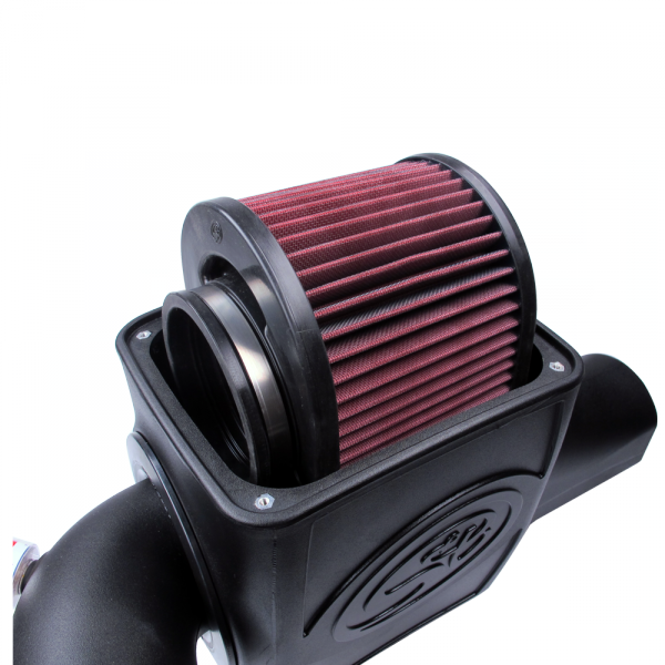 Cold Air Intake For 03-07 Ford F250 F350 F450 F550 V8-6.0L Powerstroke Cotton Cleanable Red S&B