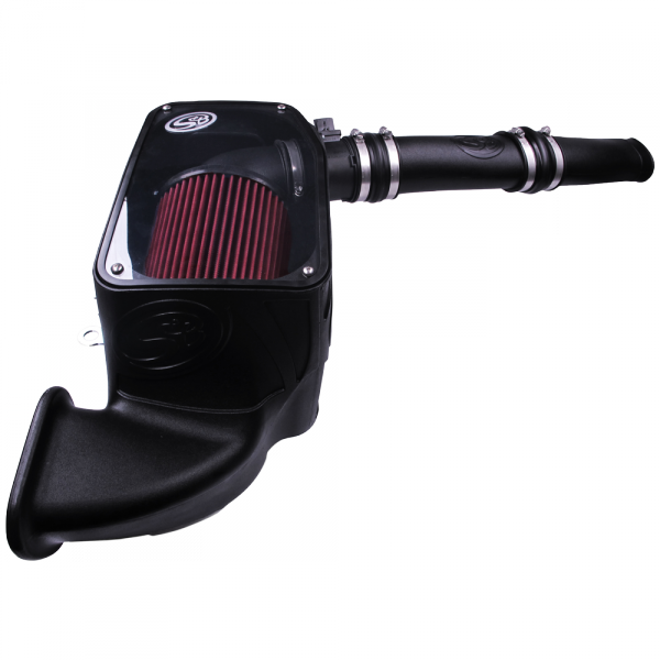 Cold Air Intake For 14-18 Dodge Ram 1500 3.0L EcoDiesel V6 Cotton Cleanable Red S&B