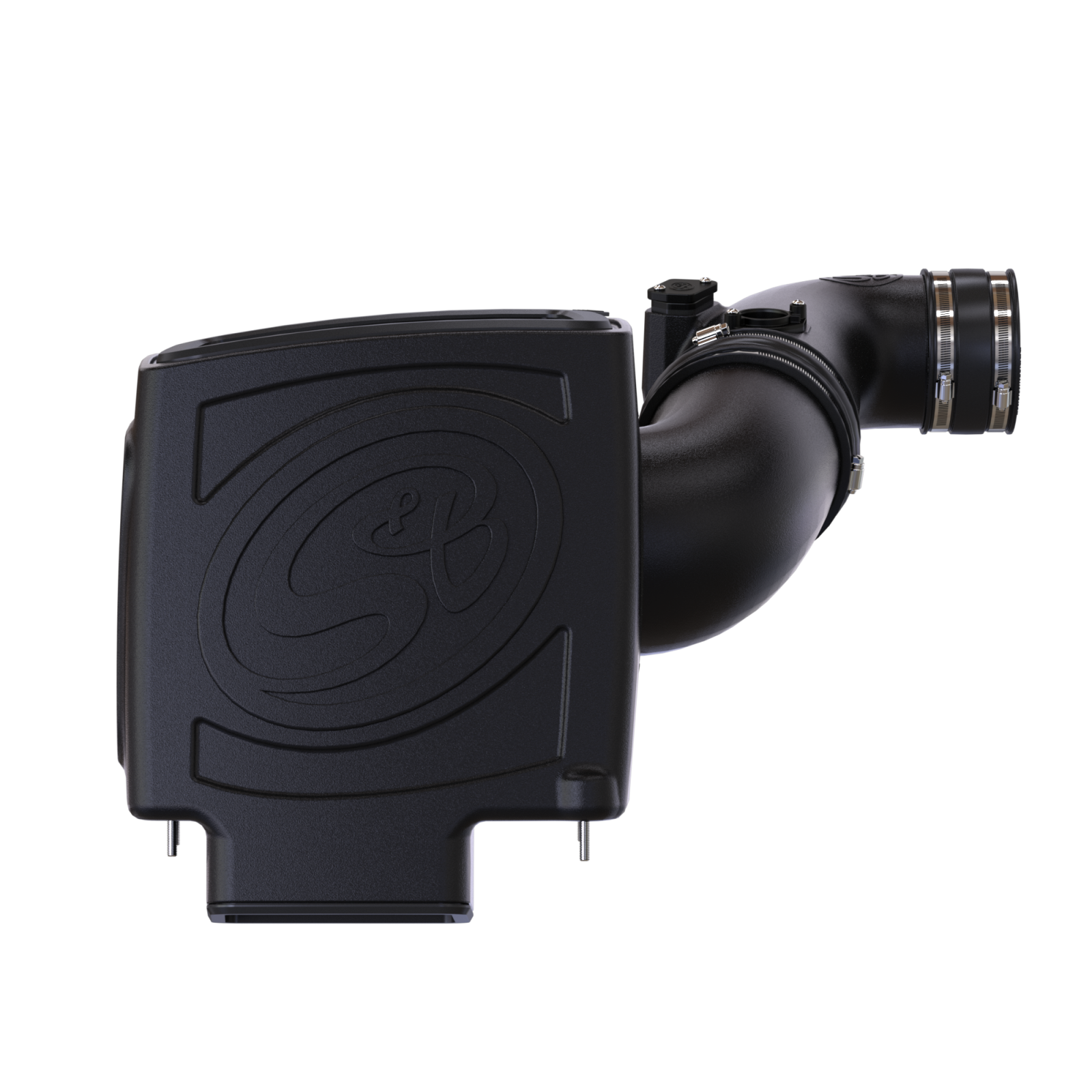 Cold Air Intake For 11-16 Chevrolet Silverado GMC Sierra V8-6.6L LML Duramax Dry Extendable White S&B