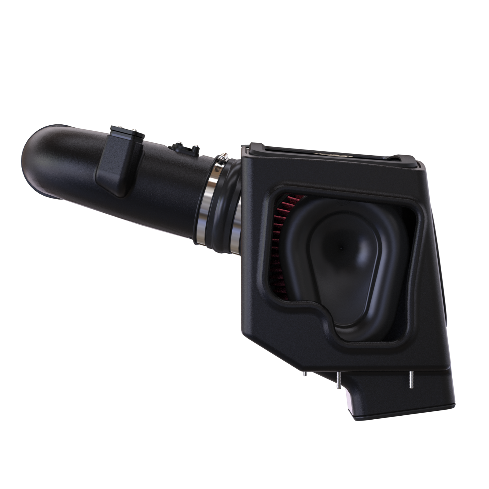 Cold Air Intake For 11-16 Chevrolet Silverado GMC Sierra V8-6.6L LML Duramax Cotton Cleanable Red S&B