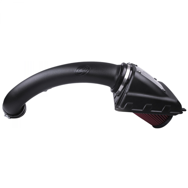 Cold Air Intake For 11-14 Ford F150 V8-5.0L Oiled Cotton Cleanable Red S&B