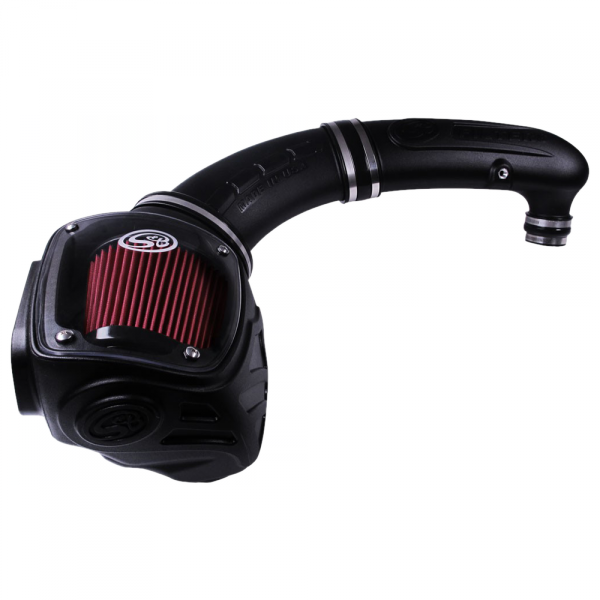 Cold Air Intake For 97-06 Jeep Wrangler TJ L6-4.0L Oiled Cotton Cleanable Red S&B