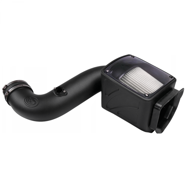 Cold Air Intake For 06-07 Chevrolet Silverado GMC Sierra V8-6.6L LLY-LBZ Duramax Dry Extendable White S&B