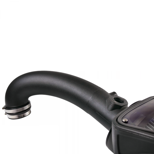 Cold Air Intake For 16-18 Nissan Titan, V8-5.0L Cummins Dry Dry Extendable White S&B