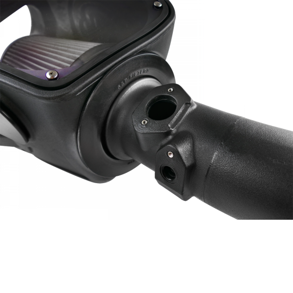 Cold Air Intake For 16-18 Nissan Titan, V8-5.0L Cummins Dry Dry Extendable White S&B