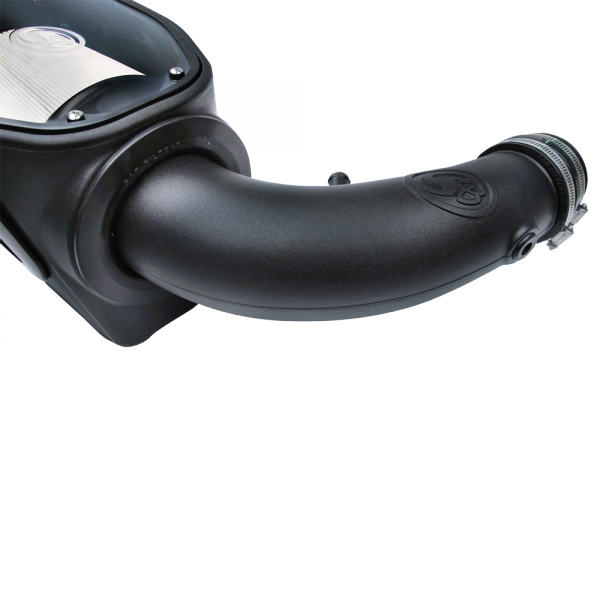 Cold Air Intake For 07-11 Jeep Wrangler JK V6-3.8L Dry Dry Extendable White S&B