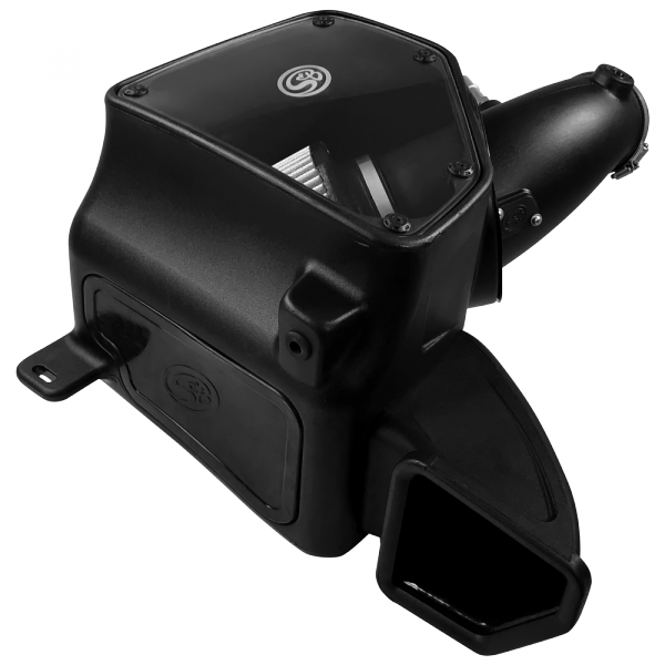 Cold Air Intake For 14-18 Dodge Ram 2500/ 3500 Hemi V8-6.4L Dry Extendable White S&B