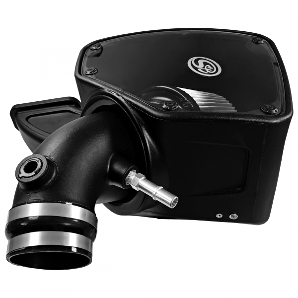 Cold Air Intake For 14-18 Dodge Ram 2500/ 3500 Hemi V8-6.4L Dry Extendable White S&B