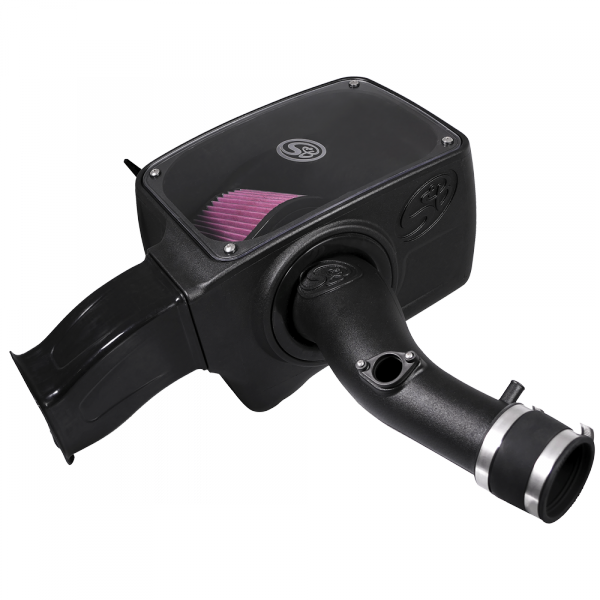 Cold Air Intake For 16-18 Toyota Tacoma 3.5L Oiled Cotton Cleanable Red S&B