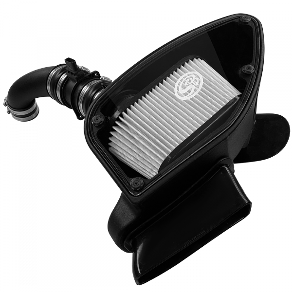 Cold Air Intake For 10-14 VW 2.0L TDI , 2015 VW Jetta 2.0L TDI Dry Extendable White S&B