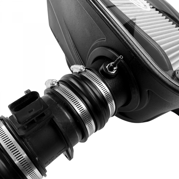 Cold Air Intake For 10-14 VW 2.0L TDI , 2015 VW Jetta 2.0L TDI Dry Extendable White S&B