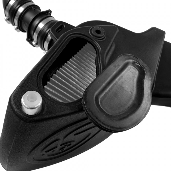 Cold Air Intake For 10-14 VW 2.0L TDI , 2015 VW Jetta 2.0L TDI Dry Extendable White S&B