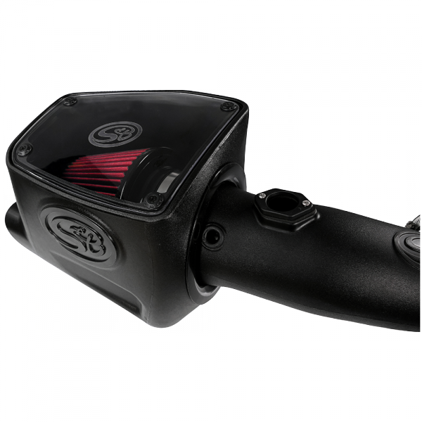 Cold Air Intake For 08-10 Ford F250 F350 V8-6.4L Powerstroke Cotton Cleanable Red S&B