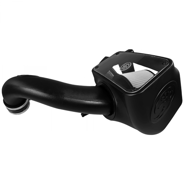 Cold Air Intake For 09-18 Dodge Ram 1500/ 2500/ 3500 Hemi V8-5.7L Dry Extendable White S&B