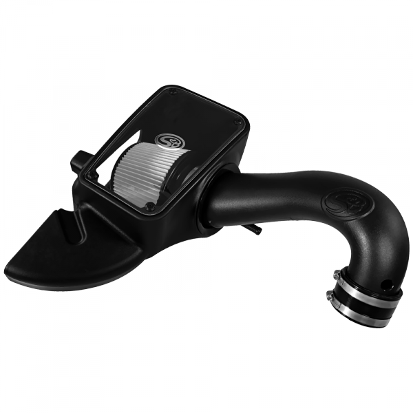 Cold Air Intake For 09-18 Dodge Ram 1500/ 2500/ 3500 Hemi V8-5.7L Dry Extendable White S&B