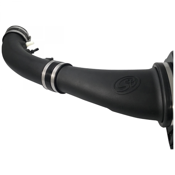 Cold Air Intake For 11-16 Ford F250, F350 V8-6.2L Dry Dry Extendable White S&B