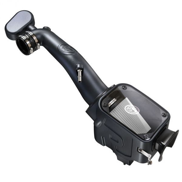 Cold Air Intake For 18-22 Jeep Wrangler JL/Rubicon 3.6L Dry Dry Extendable White S&B