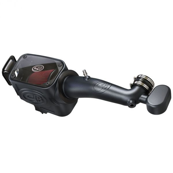 Cold Air Intake For 18-22 Jeep Wrangler JL/Rubicon 3.6L Cotton Cleanable Red S&B