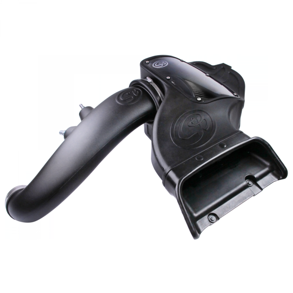 Cold Air Intake For 2018-22 Ford F150 V8-5.0L Dry Dry Extendable White S&B