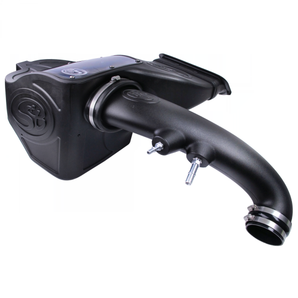 Cold Air Intake For 2018-22 Ford F150 V8-5.0L Dry Dry Extendable White S&B