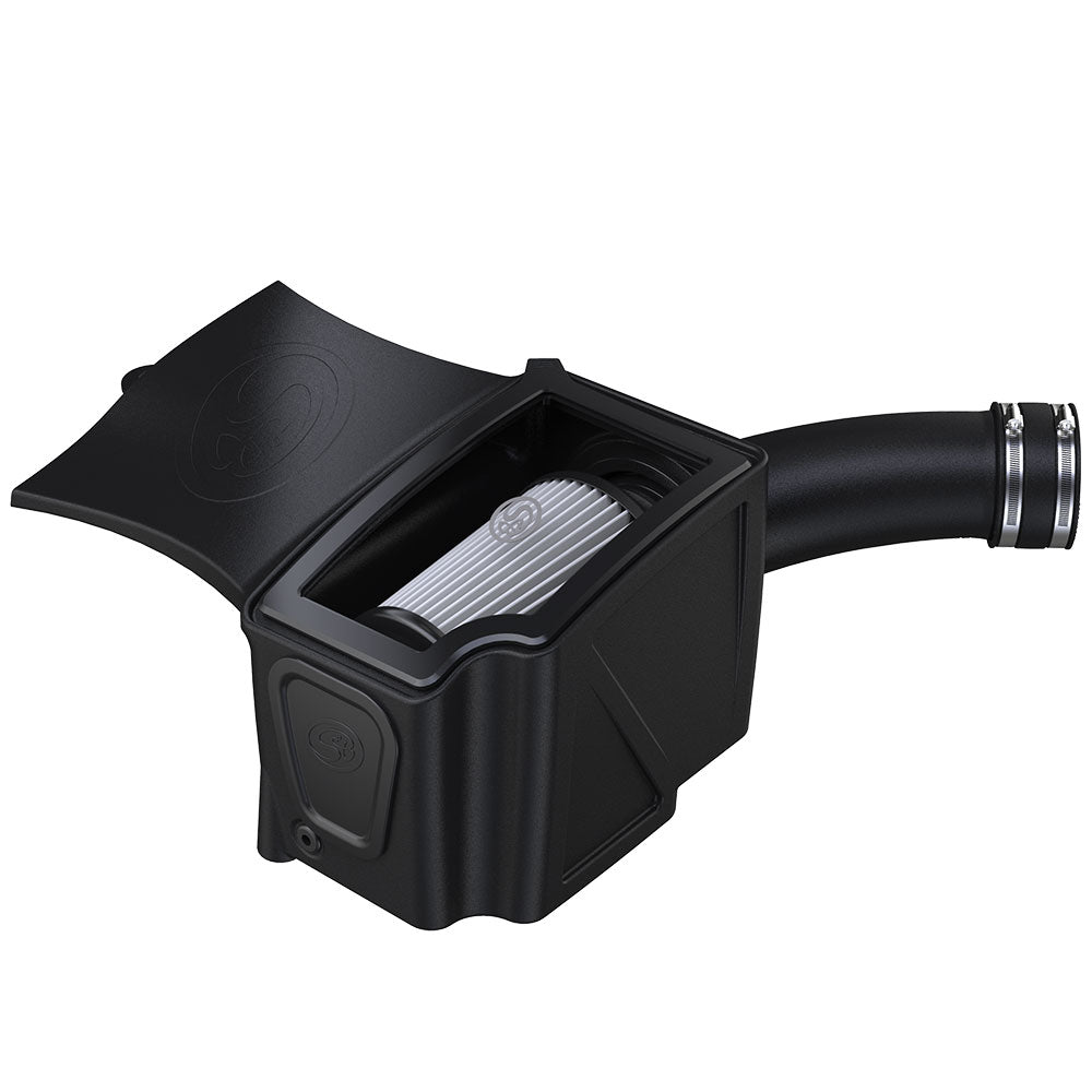 Cold Air Intake For 94-97 Ford F250 F350 V8-7.3L Powerstroke Dry Extendable White S&B