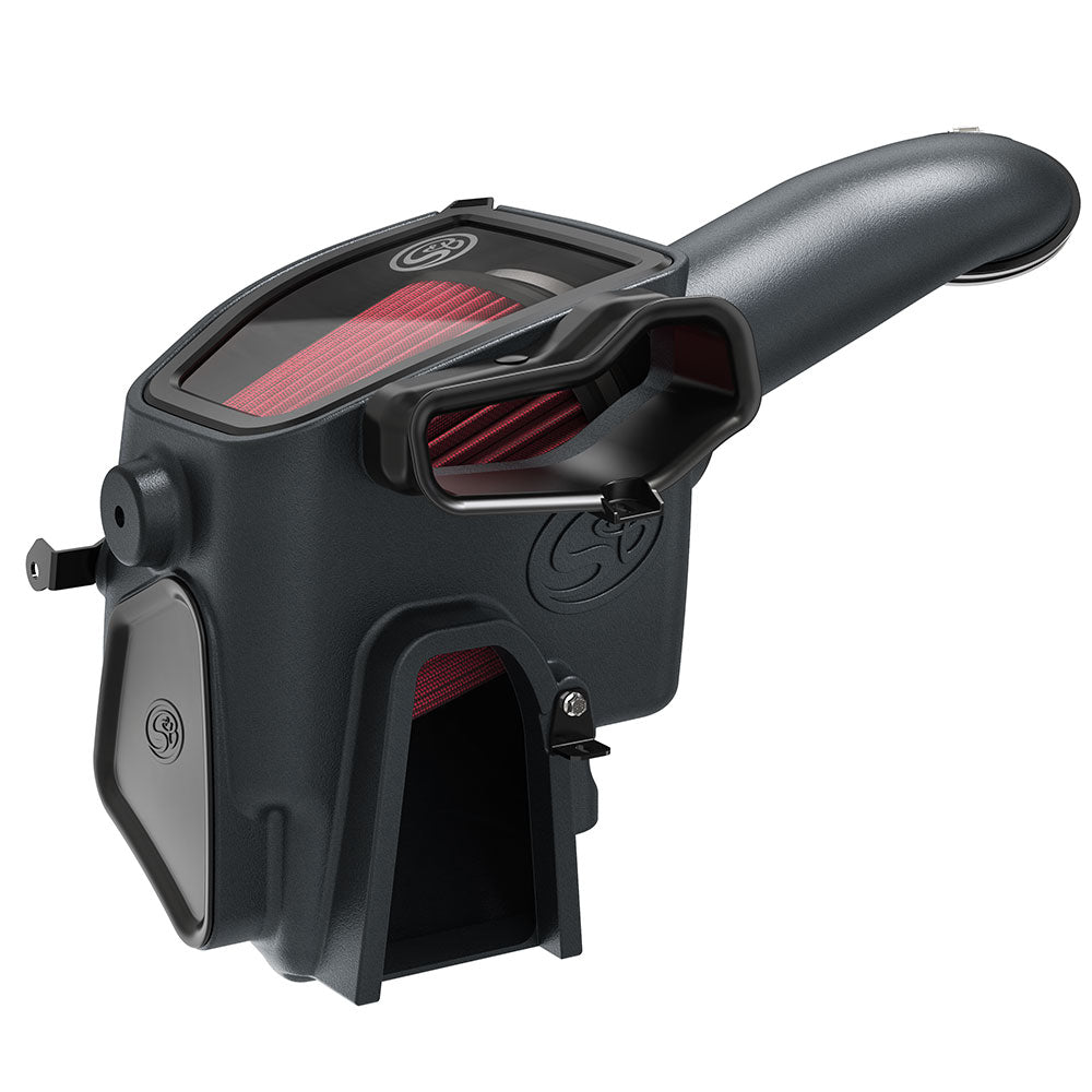 Cold Air Intake For 20-22 Ford F250 F350 V8-6.7L Powerstroke Cotton Cleanable Red S&B