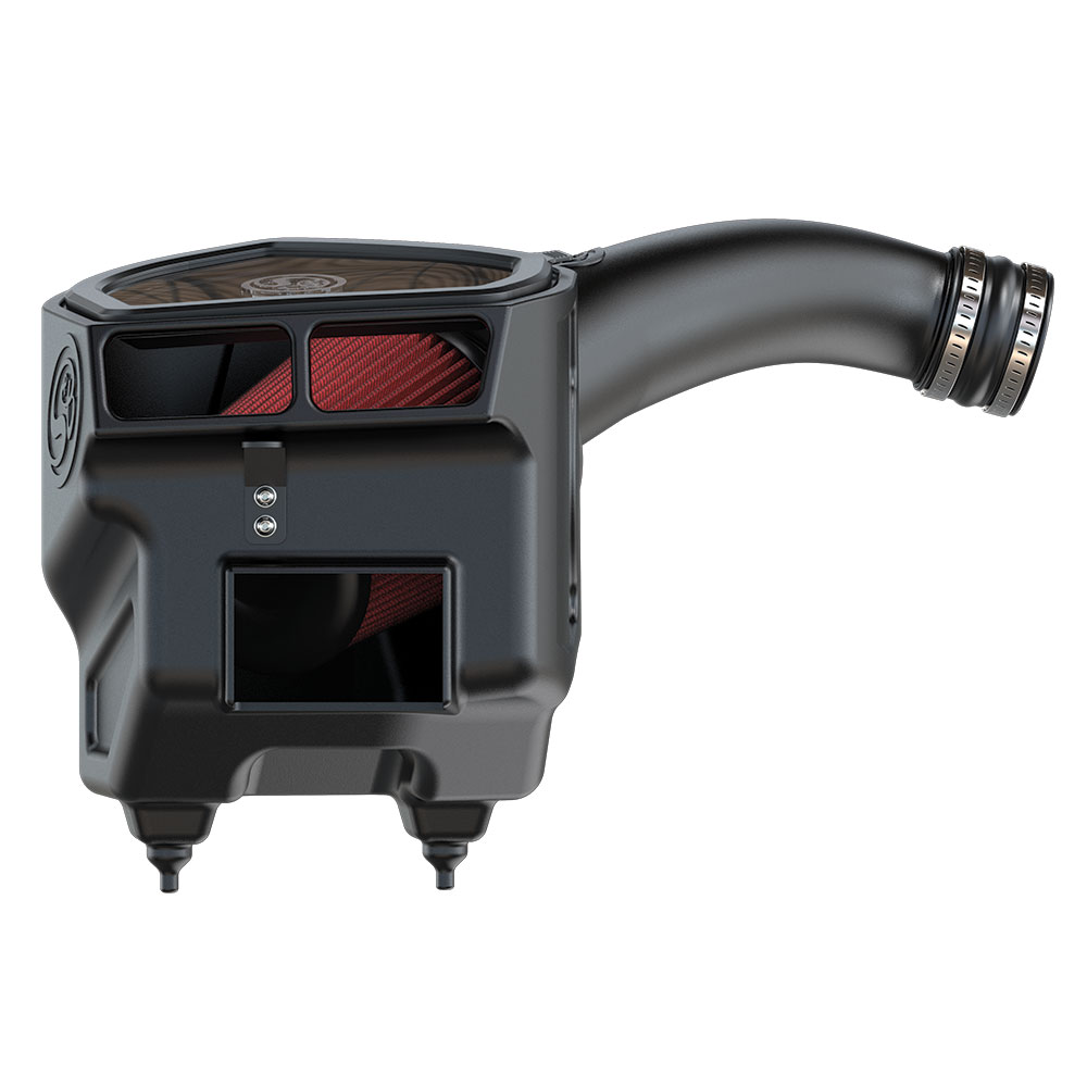 Cold Air Intake For 20-22 Jeep Wrangler / Gladiator 3.0L Ecodiesel Cotton Cleanable Red S&B