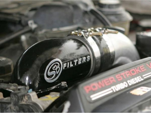 Intake Elbow 90 Degree With Cold Side Intercooler Piping and Boots For 03-04 Ford Powerstroke 6.0L S&B