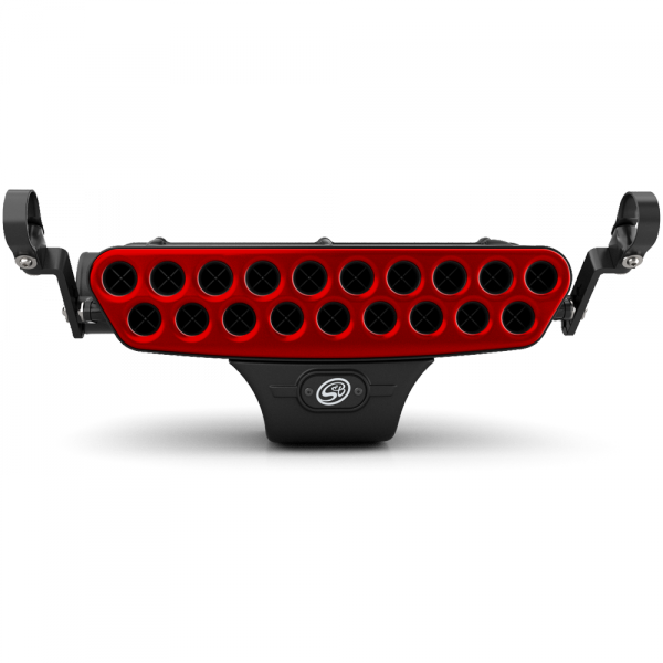 Stainless Steel Red Faceplate for Particle Separator S&B