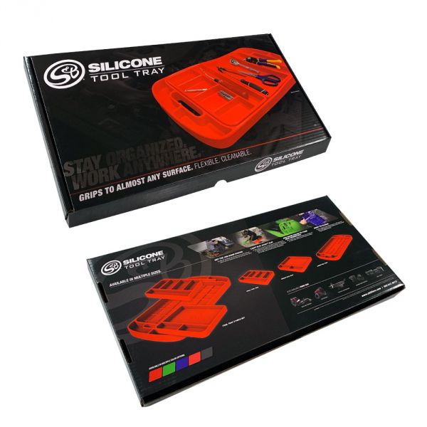 Tool Tray Silicone 3 Piece Set Color Red S&B
