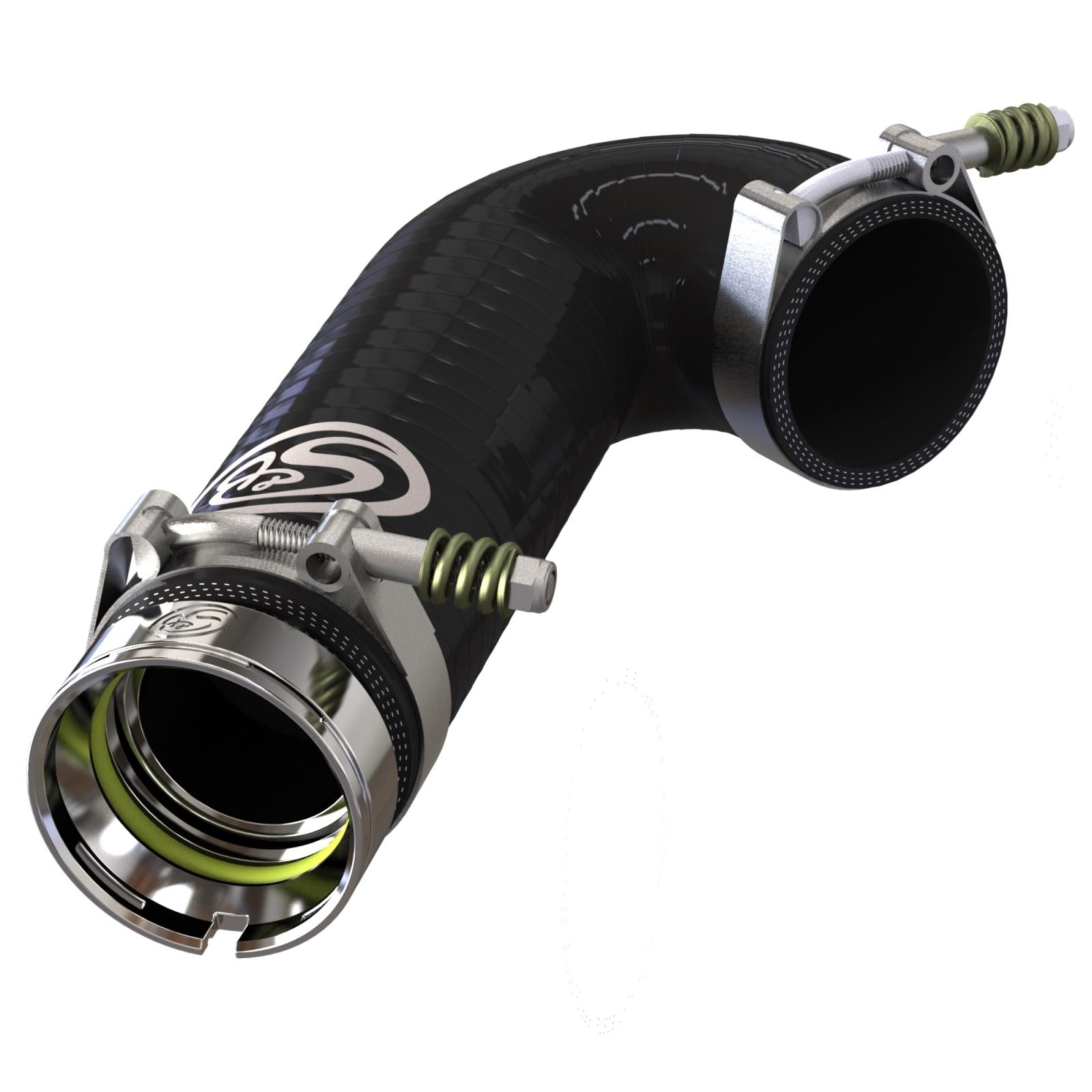 S&B Hot Side Intercooler Pipe for 20-22 Silverado/Sierra 1500 Duramax 3.0L