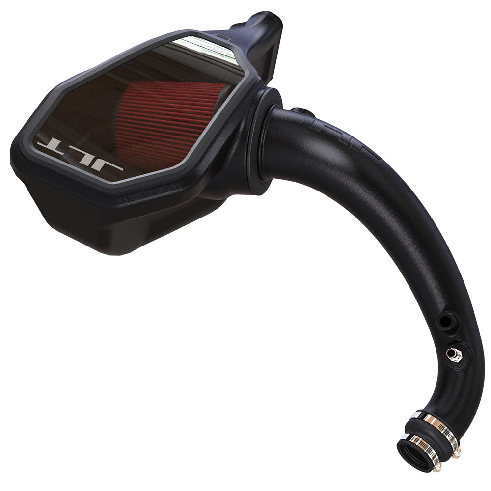JLT Cold Air Intake with Snap-In Lid Dry Filter For 2015-2022 Ford Mustang Ecoboost 2.3L Turbo Cotton Cleanable Red