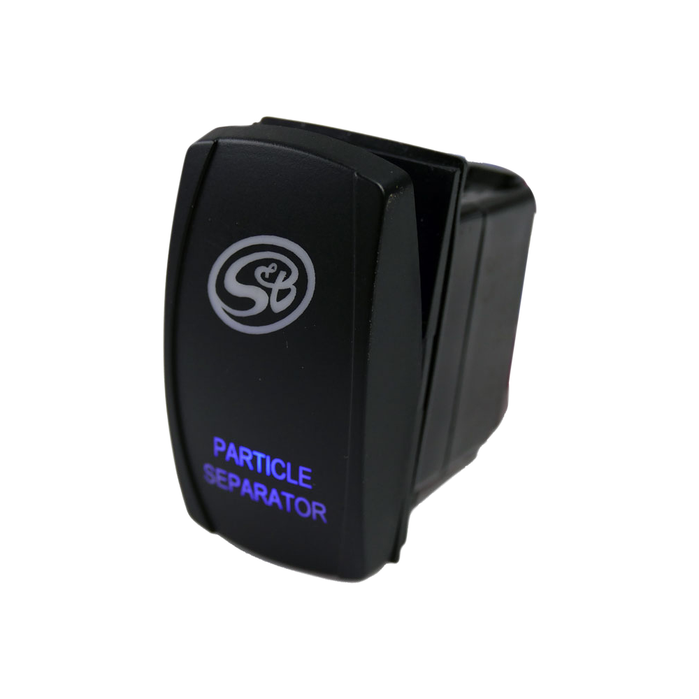 LED Rocker Switch with S&B Logo for Particle Separator